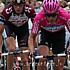 Kim Kirchen et Frank Schleck lors des Championnats Nationaux 2007